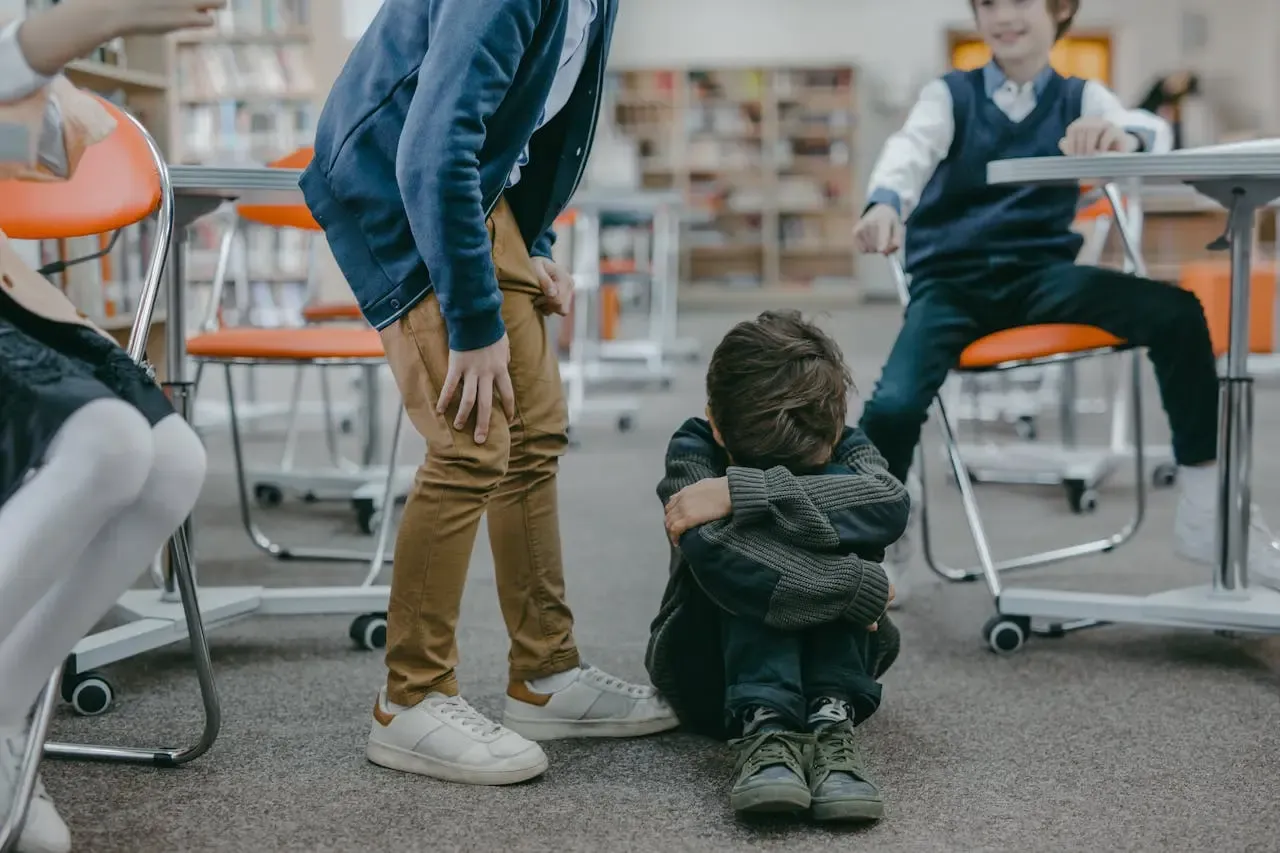 A Boy Being Bullied in the Classroom